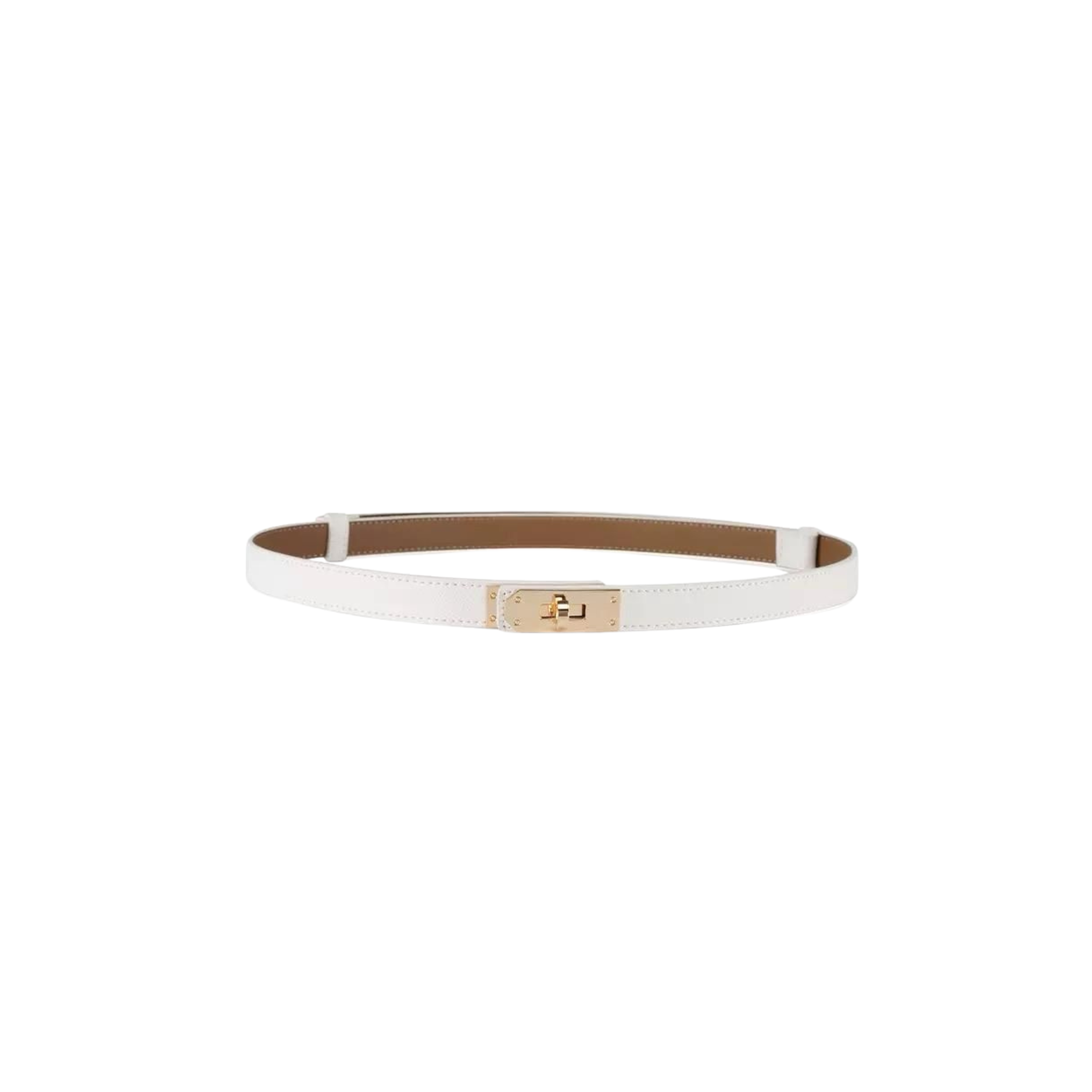 Lina - The Slim Belt White