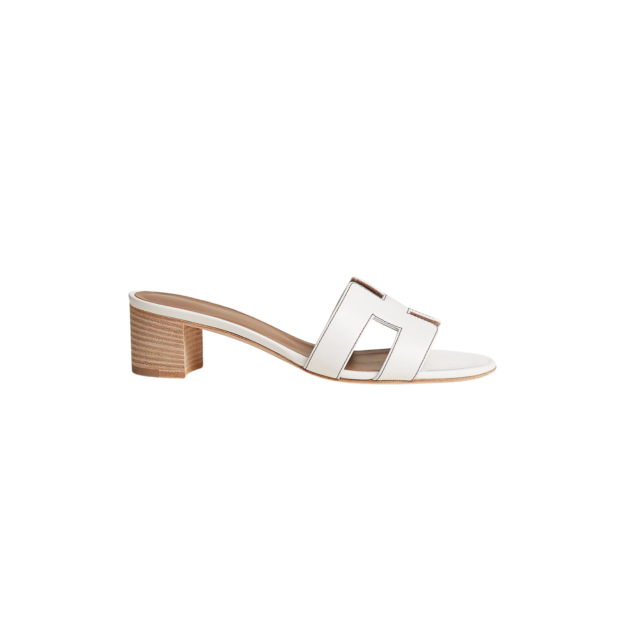 Opus Lift Sandal - White & Brown